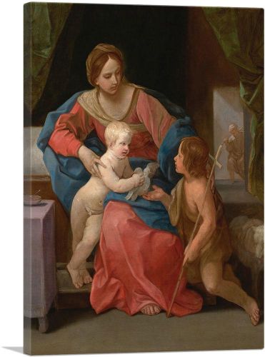 Virgin And Child With Saint John The Baptist 1640