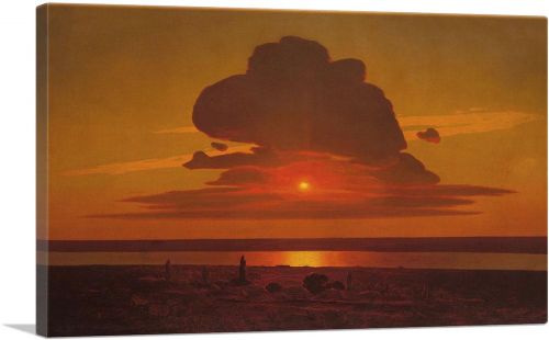 Red Sunset On The Dnieper 1905