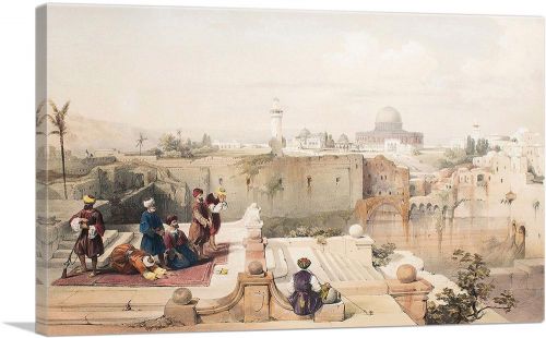 The Holy Land Syria Idumea Arabia Men Praying 1842