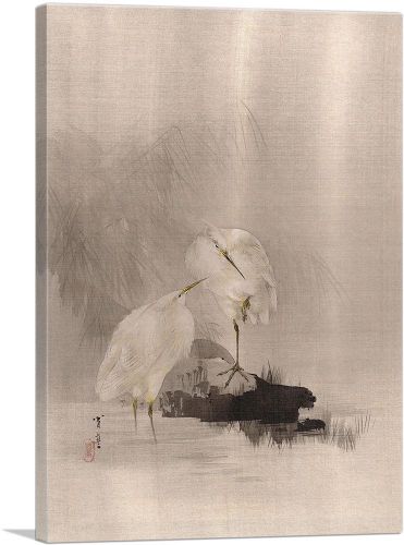 Egrets At The Water's Edge 1887