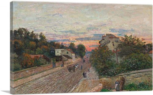 Sunset On The Road From Versailles To Chavilles 1879