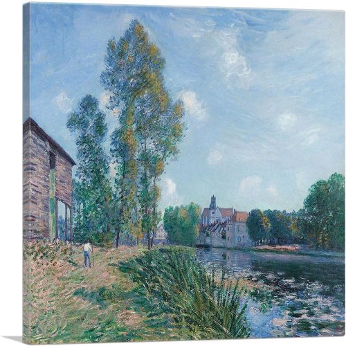 The Loing In Moret In Summer 1891