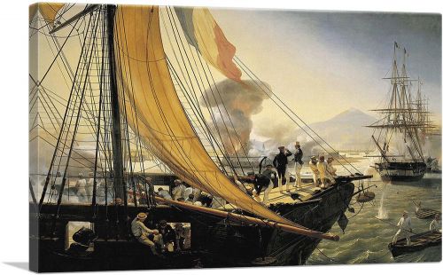Scene from The Mexican Expedition In 1838