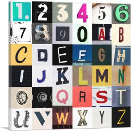 Photo Square Full Alphabet Collection