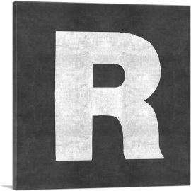 Chalkboard Alphabet Letter R