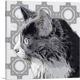 Nebelung Cat Breed-1-Panel-26x26x.75 Thick