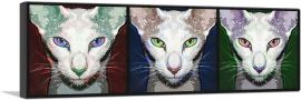Oriental Shorthair Cat Breed Panoramic-1-Panel-36x12x1.5 Thick