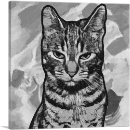 Egyptian Mau Cat Breed-1-Panel-18x18x1.5 Thick