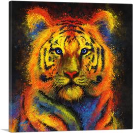 Tiger Animal-1-Panel-18x18x1.5 Thick