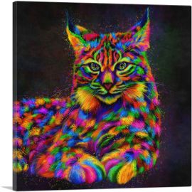Bobcat Cat Animal-1-Panel-26x26x.75 Thick