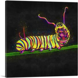 Caterpillar Insect Animal-1-Panel-36x36x1.5 Thick