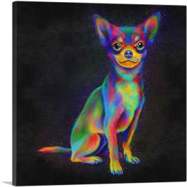 Chihuahua Mexican Dog-1-Panel-12x12x1.5 Thick