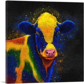 Cow Cattle Farm Animal-1-Panel-26x26x.75 Thick