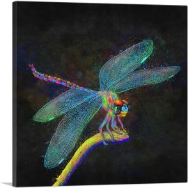 Dragonfly Insect-1-Panel-26x26x.75 Thick