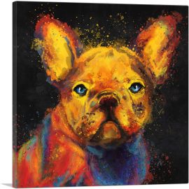 French Bulldog Dog-1-Panel-26x26x.75 Thick