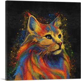 Norwegian Forest Cat-1-Panel-36x36x1.5 Thick