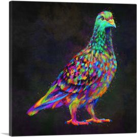 Pigeon Dove Bird-1-Panel-26x26x.75 Thick