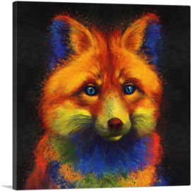 Red Fox Animal-1-Panel-36x36x1.5 Thick