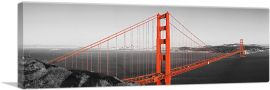 San Francisco California Golden Gate Bridge-1-Panel-60x20x1.5 Thick