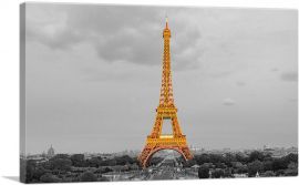 Eiffel Tower Paris France Skyline-1-Panel-12x8x.75 Thick