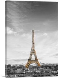 Eiffel Tower Paris France-1-Panel-40x26x1.5 Thick