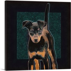 Miniature Pinscher Dog Breed-1-Panel-26x26x.75 Thick