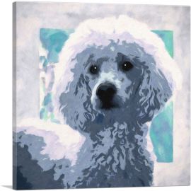 Poodle Dog Breed-1-Panel-12x12x1.5 Thick