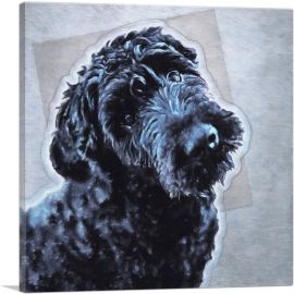 Portuguese Water Dog Breed-1-Panel-12x12x1.5 Thick