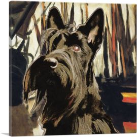 Scottish Terrier Dog Breed-1-Panel-36x36x1.5 Thick