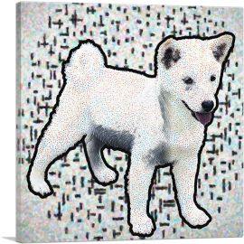 Shiba Inu Dog Breed-1-Panel-12x12x1.5 Thick