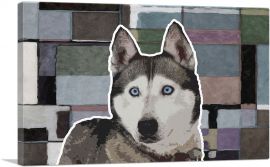 Siberian Husky Dog Breed-1-Panel-26x18x1.5 Thick