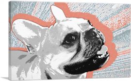 Bulldog Dog Breed-1-Panel-40x26x1.5 Thick