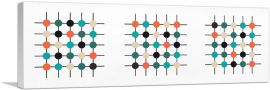 Mid-Century Modern Connect the Dots No. 2-1-Panel-48x16x1.5 Thick