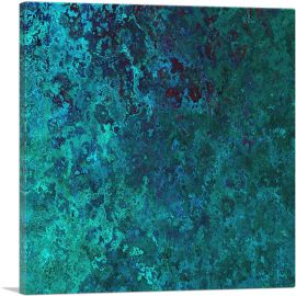 Teal Stone Modern-1-Panel-36x36x1.5 Thick