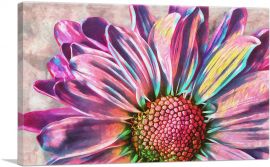 Pink Flower Home decor-1-Panel-60x40x1.5 Thick