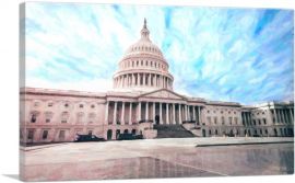 Washington DC Capitol Building-1-Panel-18x12x1.5 Thick