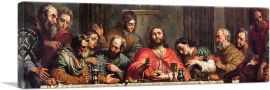 Jesus at The Last Supper-1-Panel-36x12x1.5 Thick