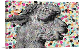 Alpaca On Colorful Art Pattern Home decor-1-Panel-60x40x1.5 Thick