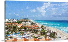 Cancun Painting Home decor-1-Panel-26x18x1.5 Thick