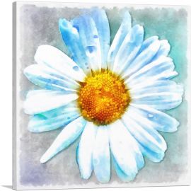 Daisy Painting Home decor-1-Panel-36x36x1.5 Thick