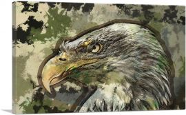 Bald Eagle Paint Home decor-1-Panel-12x8x.75 Thick