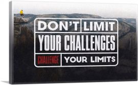 Challenge Your Limit Motivational-1-Panel-18x12x1.5 Thick