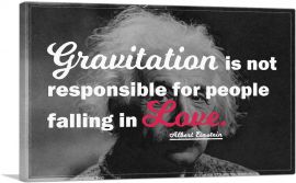 Gravitation Is Not Responsible for Love-1-Panel-40x26x1.5 Thick
