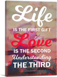 Life Love Understanding-1-Panel-40x26x1.5 Thick
