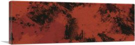 Red Black Modern Panoramic-1-Panel-36x12x1.5 Thick