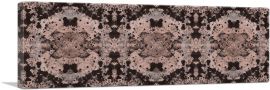 Black Pink Grunge Splatter Modern-1-Panel-36x12x1.5 Thick