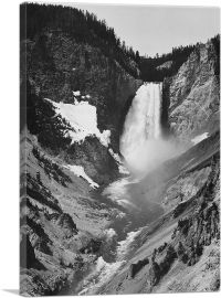 Yellowstone Falls - Yellowstone National Park - Wyoming-1-Panel-12x8x.75 Thick