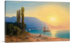 Sunset Over Yalta 1861-1-Panel-40x26x1.5 Thick