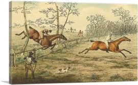 A Steeple Chase Plate 5 1827-1-Panel-26x18x1.5 Thick