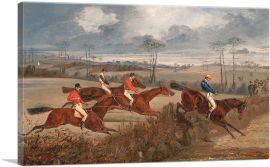 Scenes From a Steeplechase 1845-1-Panel-40x26x1.5 Thick